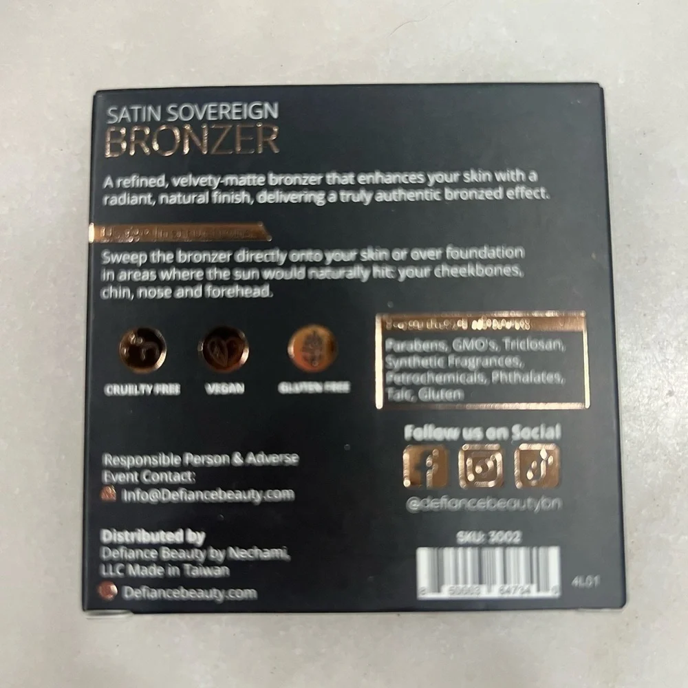 Defiance Beauty Satin Sovereign Bronzer Immortal Envy